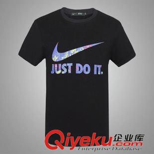 Nike/耐克 廠家直銷2015夏季名星款陳冠希短袖運(yùn)動(dòng)T恤男士透氣休閑一件代發(fā)原始圖片2