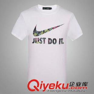 Nike/耐克 廠家直銷2015夏季名星款陳冠希短袖運(yùn)動(dòng)T恤男士透氣休閑一件代發(fā)原始圖片3