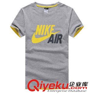 Nike/耐克 2015夏季新款男士短袖休閑運動T 舒適棉透氣圓領(lǐng)半袖T恤一件代發(fā)原始圖片2