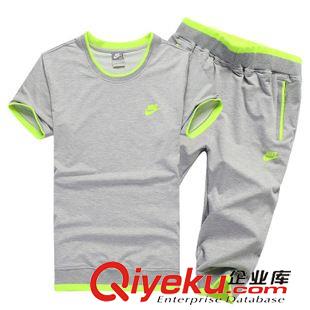 Nike/耐克 夏裝新款男式時(shí)尚百搭短袖套裝男裝大碼半袖t恤男士休閑運(yùn)動套裝原始圖片2