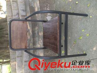 桌椅套餐組合 乾輝美式復古風格實木骨架鐵藝酒吧椅 創(chuàng)意餐椅辦公椅批發(fā)