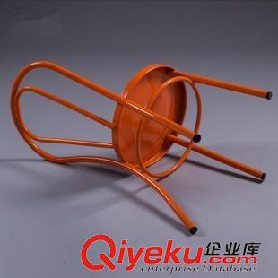 工業(yè)鐵皮系列 歐式餐廳鐵藝椅子餐椅 個(gè)性時(shí)尚鐵皮餐廳飯店椅子彩色快餐金屬椅原始圖片2