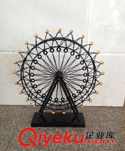 壁飾 鐵藝摩天輪模型歐式客廳擺件裝飾創(chuàng)意結(jié)婚禮物家居飾品禮品原始圖片3