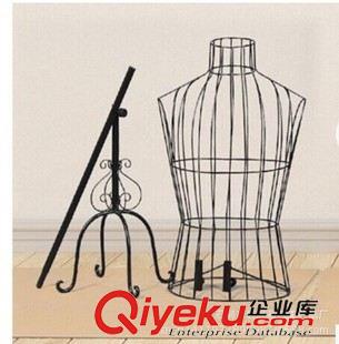 模特 tj鐵藝模特架韓版男模特架落地式服裝架掛衣架服裝店模特衣掛架原始圖片2