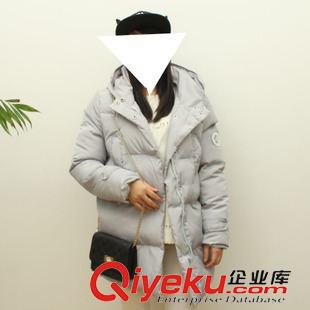 棉衣 2015韓國東大門冬裝韓版手塞棉中長款寬松顯瘦連帽面包服棉襖棉衣原始圖片2