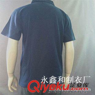 男式POLO衫 廠家直銷 專業(yè)訂做男式純棉翻領(lǐng)T恤 定做中老年短袖翻領(lǐng)T恤