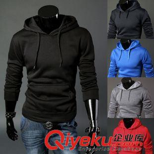 衛(wèi)衣 速賣通男裝批發(fā) 秋季新品 長袖個性連帽外套 修身時尚男士衛(wèi)衣潮