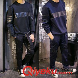 2015年秋裝新品 2015秋季新款4色選男士衛(wèi)衣秋 開衫連帽運(yùn)動(dòng)套裝韓版修身休閑男裝