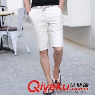 休閑褲 2015夏季美特斯休閑短褲 男 直筒沙灘褲 時(shí)尚男士純色五分褲男裝