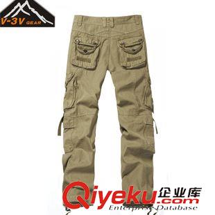 軍迷/工裝多袋褲 v3v軍迷戶外男女 工裝褲軍迷褲情侶款 耐磨戶外多袋褲2135休閑褲原始圖片3