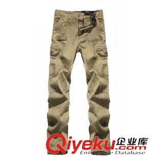 軍迷/工裝多袋褲 v3v戶外服裝 男式休閑褲純棉耐磨直筒多袋工裝褲男18069原始圖片3