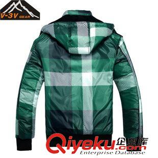羽絨/棉服/馬甲 v3v戶外男式棉衣清倉 保暖防寒棉服可拆卸帽加棉010原始圖片3
