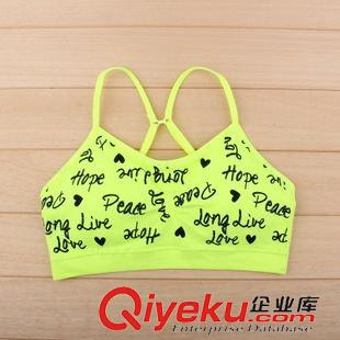 無縫文胸，運動文胸 美國沃爾瑪 女士印花吊帶文胸 調節肩帶 帶胸墊吊帶 瑜伽運動文胸原始圖片2