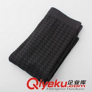 一體褲、打底褲 tj外貿(mào)尾單不起球 女士 黑色 提花高彈舒適保暖九分褲 打底褲原始圖片2