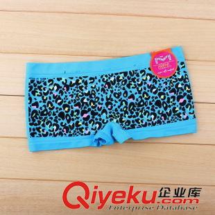 女童褲 cdj出口媚登峰原單女士無縫高彈舒適萊卡多色少女平角褲/內褲