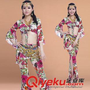 成人肚皮舞套裝 肚皮舞服裝練習(xí)套裝演出服新款gd 印度舞蹈服套裝蝴蝶中袖秋冬
