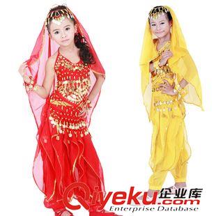 成人肚皮舞套裝 六一舞蹈表演服女童兒童印度舞服裝演出服套裝少兒肚皮舞套裝005原始圖片2