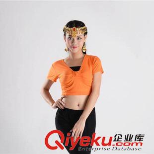 成人肚皮舞上裝 新款特價(jià) 肚皮舞服裝瑜伽 練習(xí)服演出服 綁帶肚皮舞長(zhǎng)袖上衣