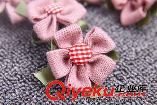 胸針/飾品 甜美格子針織花朵蝴蝶結(jié)拼接日單胸針胸花別針日系森女系2015新款原始圖片2