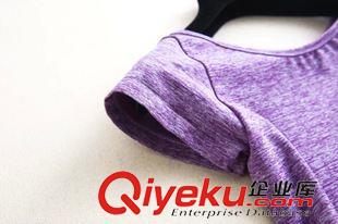 原單雜貨區(qū) BS2015日本單新款女士短袖排汗速干露臍衫健身運動跑步瑜伽T恤衫