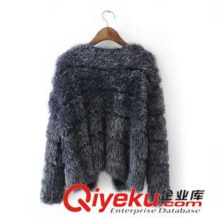 10月6號 周二上新 BG15秋冬新款貂絨外套短款長毛水貂絨韓版修身純色貂毛毛衣開衫女原始圖片2