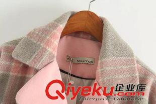 9月28號 周一上新 LW電視劇神犬小七郭碧婷同款雙排扣毛呢大衣秋冬中長款呢子外套女原始圖片2