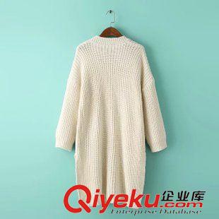 9月23號(hào) 周三上新 BC2015秋冬新款韓版女裝蝙蝠袖圓領(lǐng)中長(zhǎng)款寬松套頭加厚毛衣針織衫原始圖片2