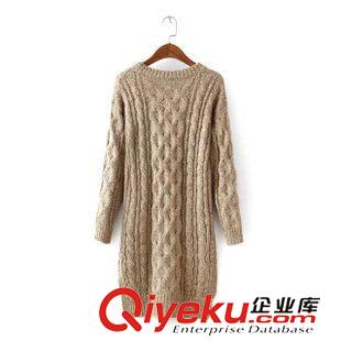 9月23號(hào) 周三上新 BC2015秋冬新款韓版女裝圓領(lǐng)麻花前短后長(zhǎng)個(gè)性套頭針織衫毛衣百搭原始圖片2