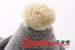 9月23號(hào) 周三上新 QD針織帽尖頭巫師帽毛球毛線帽韓版秋冬女帽漁夫帽盆帽潮針尖帽子原始圖片3