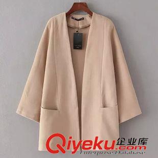 9月22號 周二上新 歐美風秋裝新款2015修身顯瘦女裝撞色拼塊套頭毛衣條紋針織衫百搭