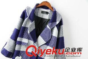 9月22號 周二上新 JQ 歐洲站2015秋季新款時尚卡通中長款毛呢大衣女寬松呢子外套潮原始圖片2
