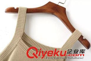 9月22號(hào) 周二上新 YP2015秋款韓版時(shí)尚百搭毛線大口袋針織短裙中長(zhǎng)款吊帶背心連衣裙原始圖片2