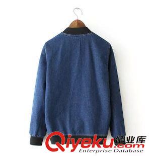 9月16號 周三上新 5A2015春秋新款歐美大碼長袖牛仔外套女百搭修身短外套夾克上衣潮原始圖片2