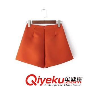 9月15號 周二上新 2015秋冬新款韓版休閑高腰闊腿短褲 修身A字褲大碼顯瘦短褲熱褲女原始圖片2