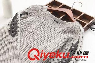 9月3號 周四上新 21-3秋冬新款韓版學院風爆款蝙蝠袖編織粗線毛衣寬松顯瘦針織衫原始圖片2