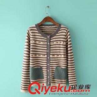 8月20號 周四上新 BC2015秋季新品甜美小清新繡花長袖羊毛開衫短款空調衫針織衫外套