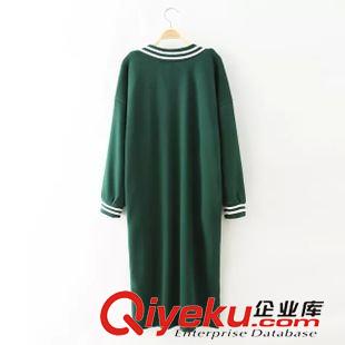 8月12號 周三上新 陽G2015秋季新款韓版女裝V領長款衛衣顯瘦長袖連衣裙休閑打底裙原始圖片2