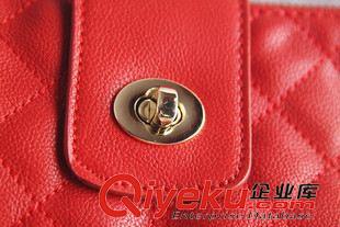 原單包包 美國單外貿(mào)出口2015夏季新款 女包小香風(fēng)菱格金鏈 單肩包斜挎包原始圖片3