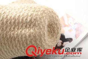 圍巾/帽子 JN韓版新品潮蝴蝶結(jié)優(yōu)雅秋冬粗毛線盆帽子韓國保暖針織漁夫帽女士原始圖片2