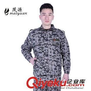 大中學(xué)生軍訓(xùn)服 全棉帆布槍迷迷彩{zx1}款戶外迷彩服套裝男工裝多兜工作服