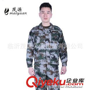 帆布迷彩服 MY-003灰數碼灰電子外軍夾克迷彩服訓練服軍訓服時尚工作服