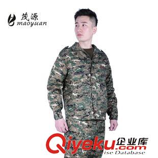 外軍迷彩服 茂源綠電子迷彩服新款戶外休閑迷彩套裝訓(xùn)練工作服軍訓(xùn)戶外拓展