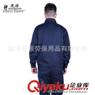 全工藝滌棉工作服 廠家直銷2015新款勞保工作服套裝長袖電焊廠服工作服原始圖片3