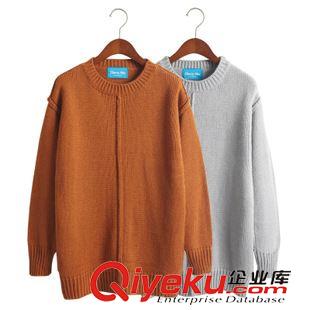 10月16號(hào) 2015年秋裝簡(jiǎn)約中長(zhǎng)款毛線衫慵懶寬松保暖打底毛衣針織衫