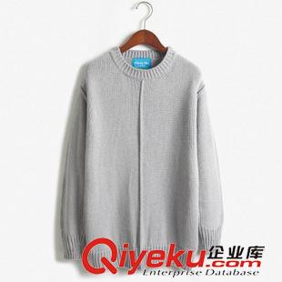 10月16號(hào) 2015年秋裝簡(jiǎn)約中長(zhǎng)款毛線衫慵懶寬松保暖打底毛衣針織衫