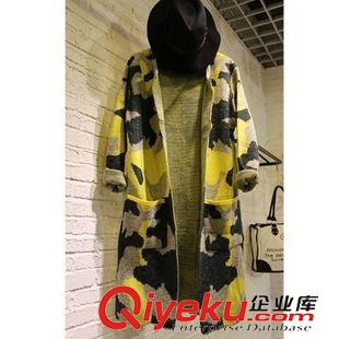 8月10日 韓國(guó)代購(gòu)東大門早秋季新款女裝時(shí)尚名媛針織迷彩毛衣開衫外套原始圖片2