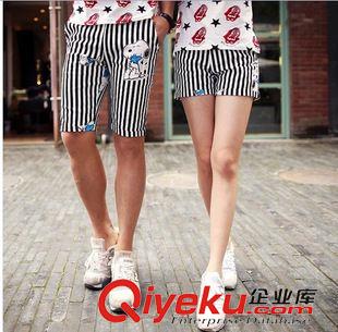 情侶裝 夏裝新品情侶裝 韓版潮流短褲 5分褲潮男女休閑 短褲潮原始圖片2