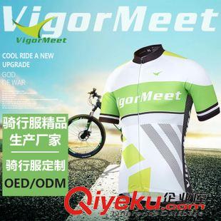 騎行服上衣 Vigormeet維格米15年升級(jí)款夏季車隊(duì)版短袖騎行服自行單車服男款