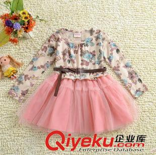 秋季新款 一件起批!! 女童外套連衣裙禮服套裝  girls dress