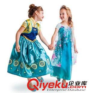 連衣裙 一件代發(fā)   2015新款 冰雪奇緣同款系列連衣裙 網(wǎng)紗公主裙20款原始圖片3